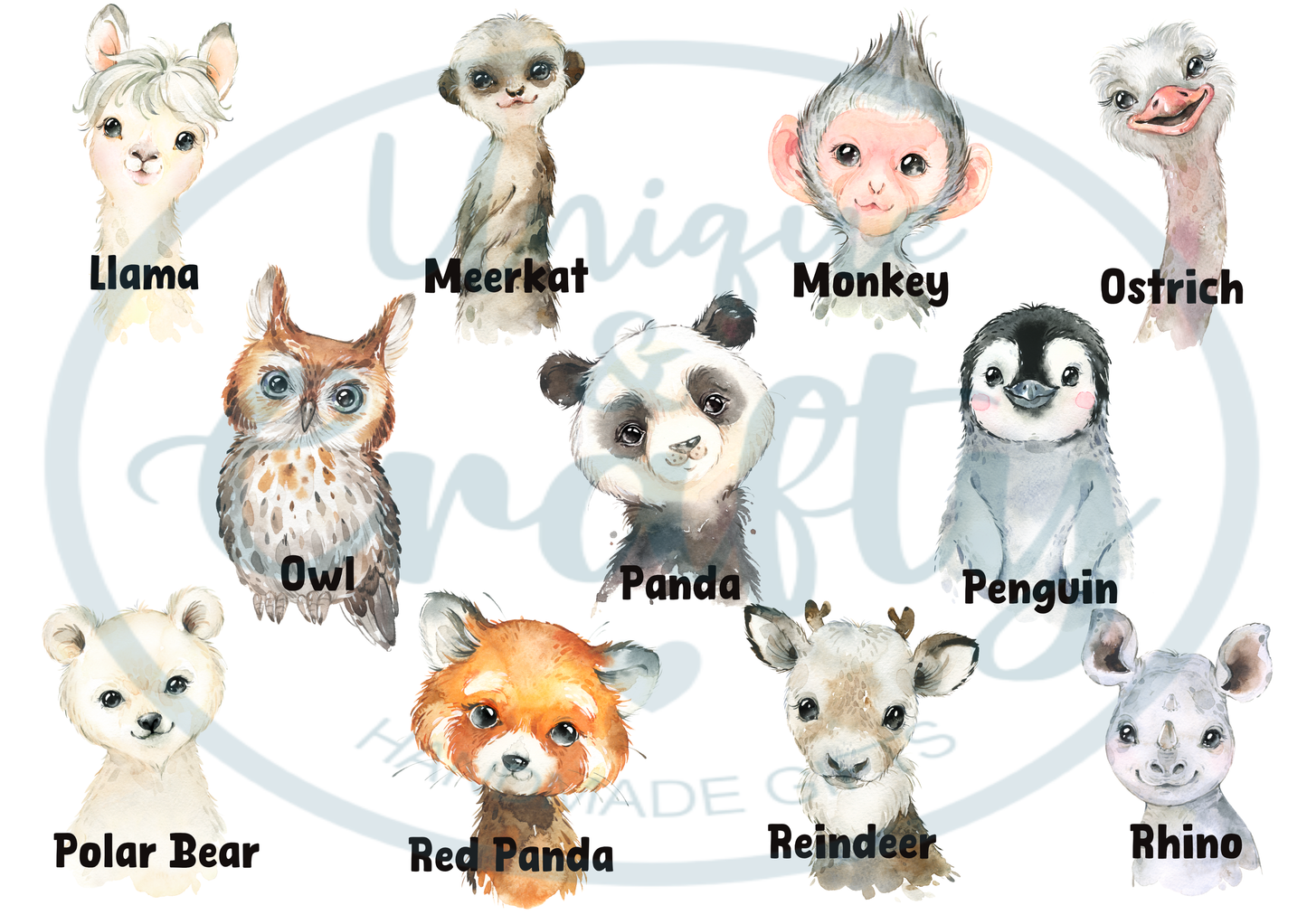 Ceramic Money box.. Personalised Cute Animals..