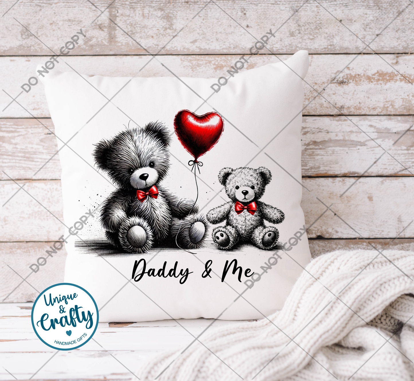 Mummy & Me Personalised Cushion.