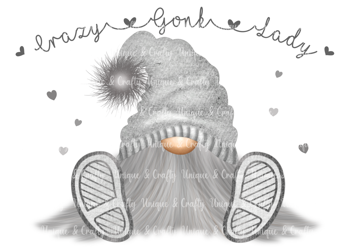 Personalised Christmas Gonk Bauble