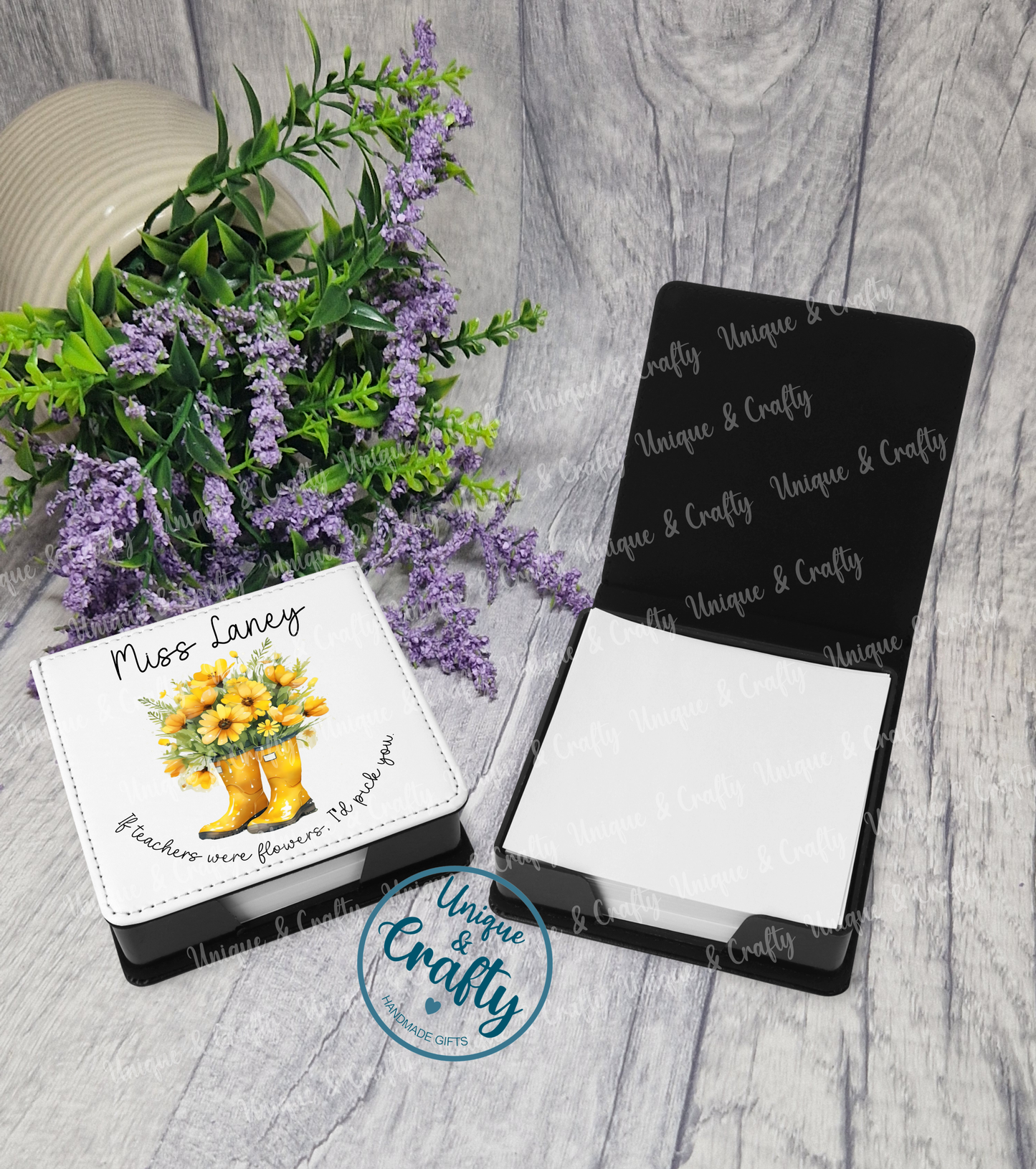 Personalised Teacher note holder