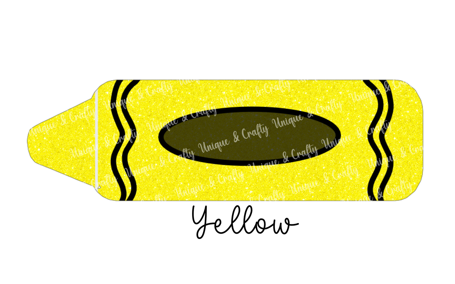 Crayon Key ring.. Teacher class gift, kids bag tag,