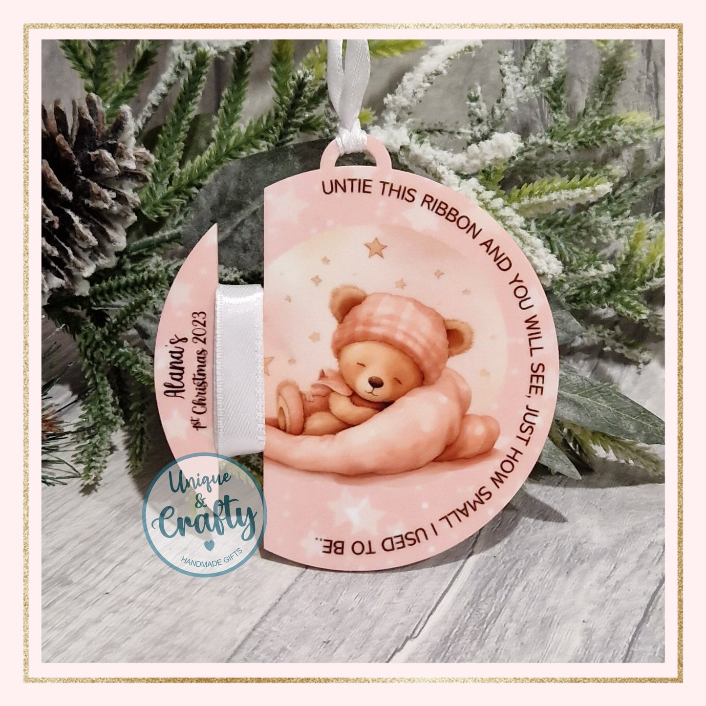 Ribbon Bauble.. First Christmas