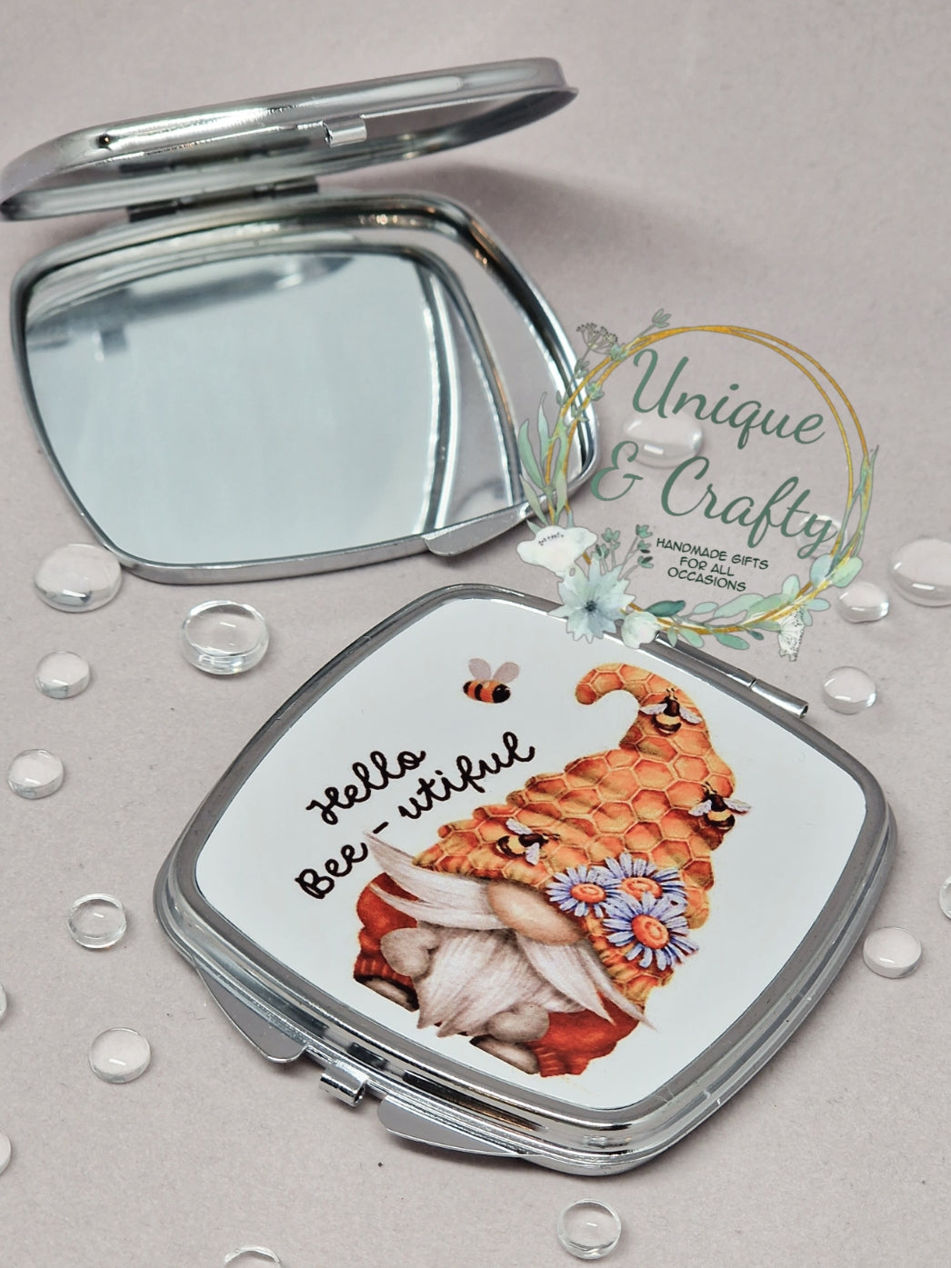 Bee-utiful Compact Mirror