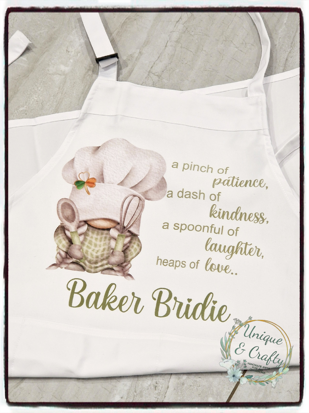 Apron, T-towel, chopping board, air fryer chart