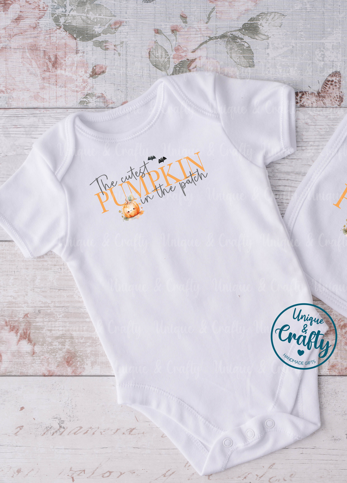Personalised Halloween Baby Bib, Vest & Sleepsuit