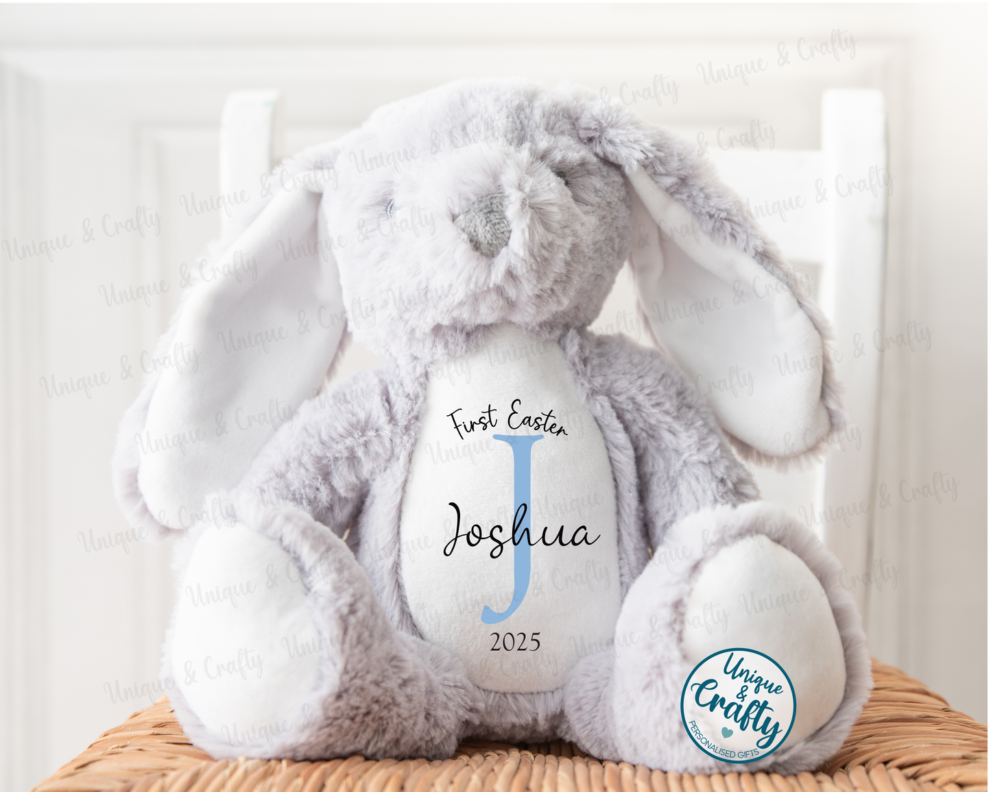 Personalised Bunny.. First Easter Teddy