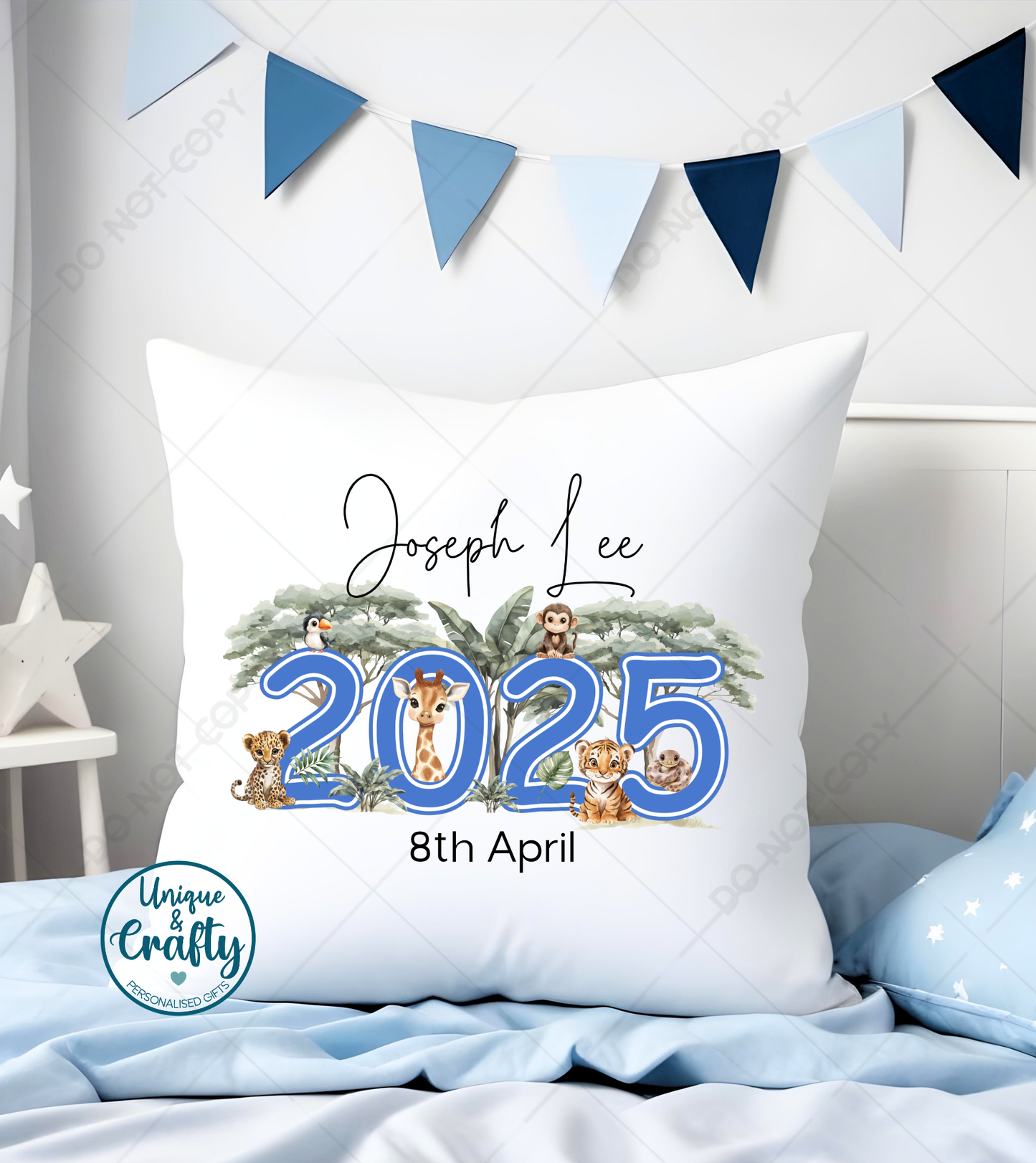 Born to be wild Safari themed Cushion