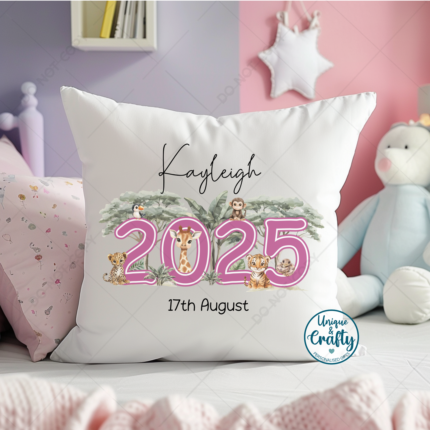 Born to be wild Safari themed Cushion