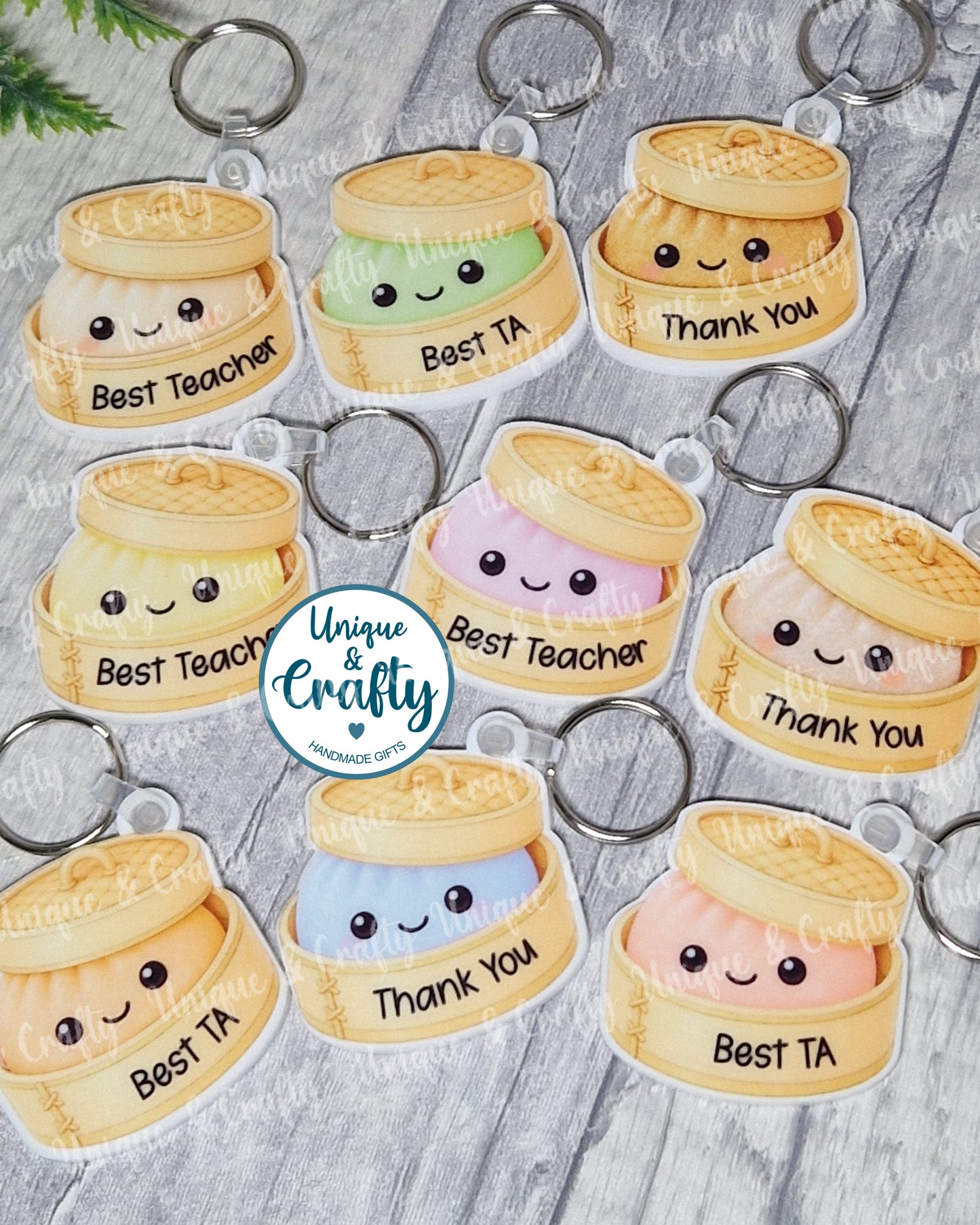 kawaii Dumpling Keyring. Kids Craze. Teacher gift