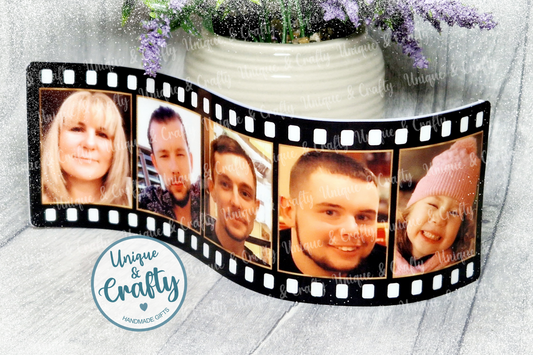 Film Reel Photo Display.. Unique Gift, Birthday Wedding New Baby