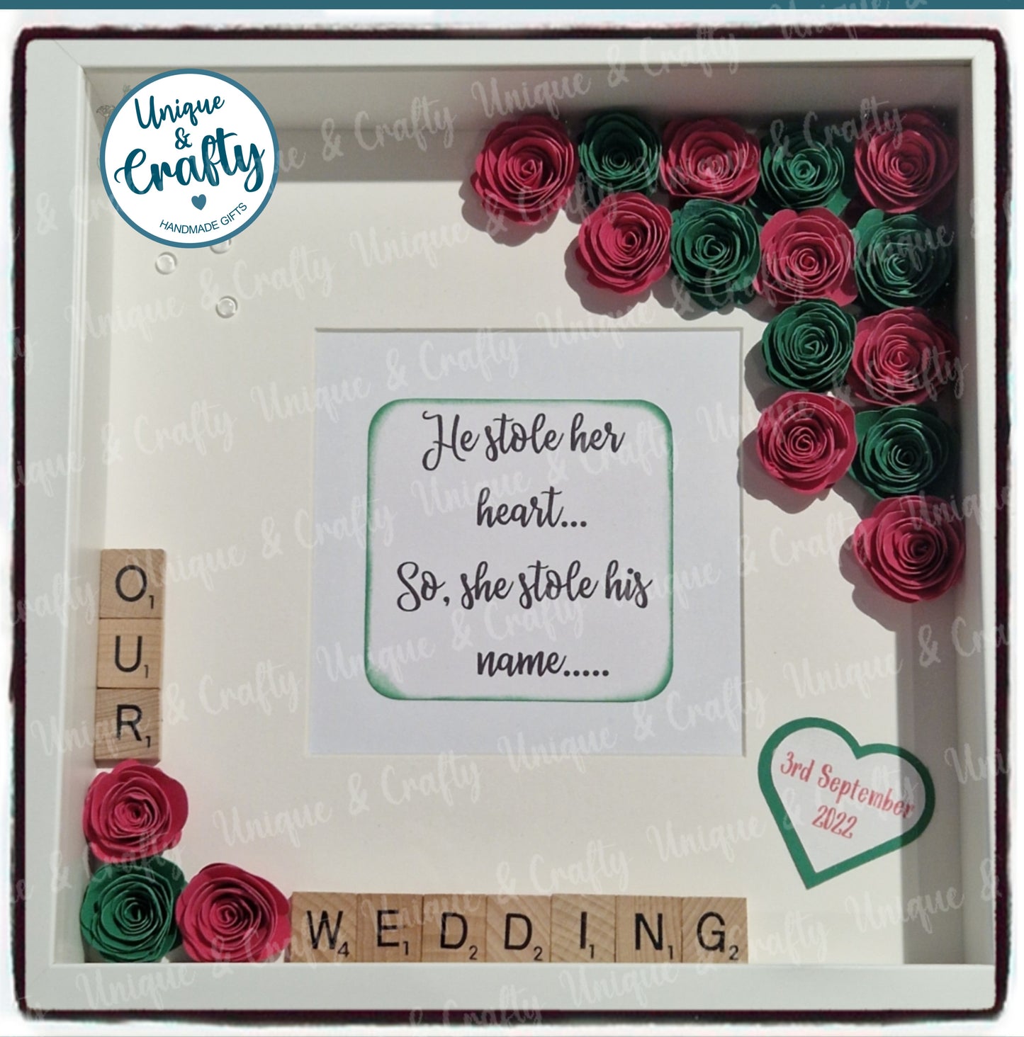 Wedding Box Frame