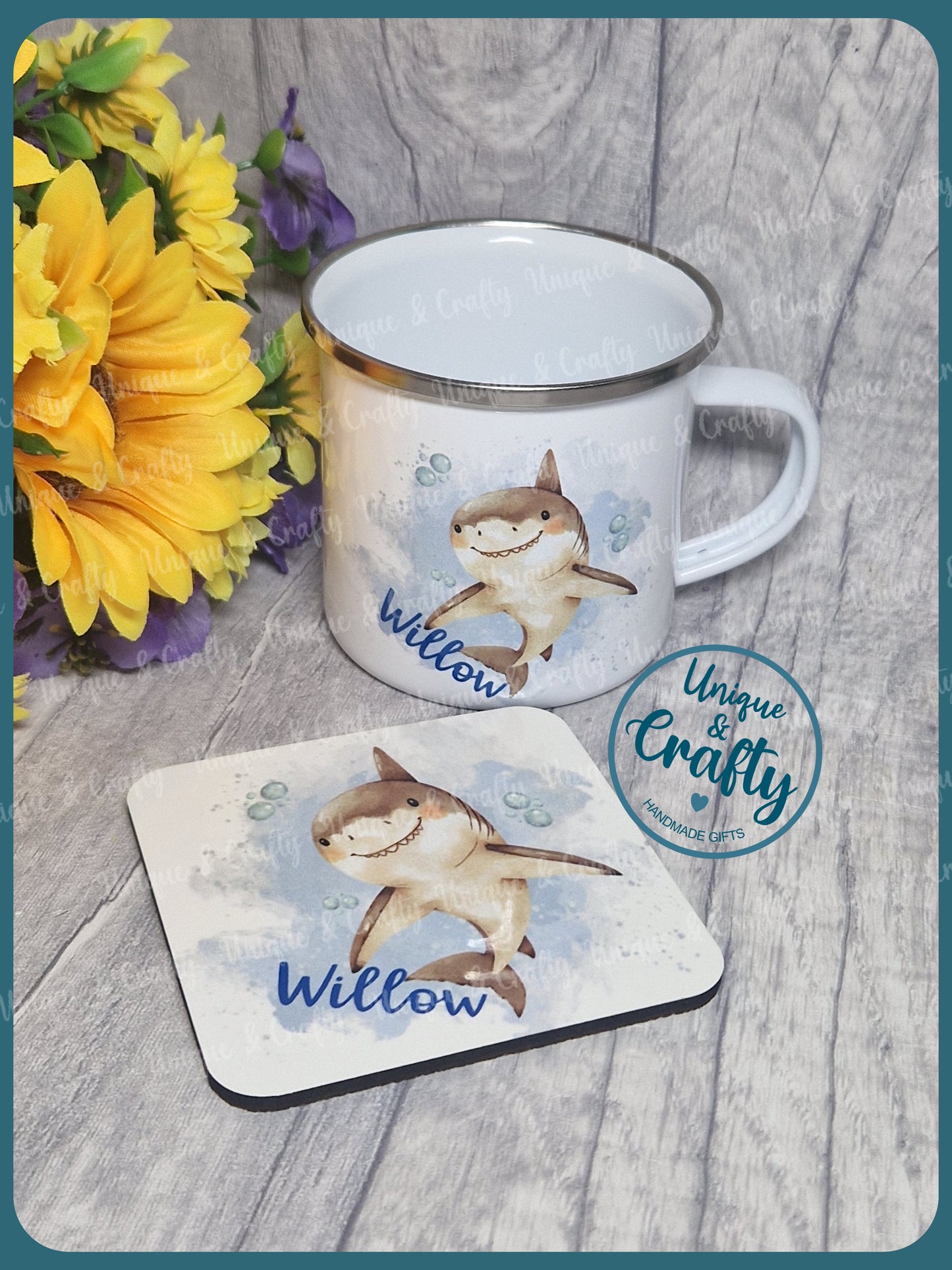 Under the sea Camping Cup and Coaster