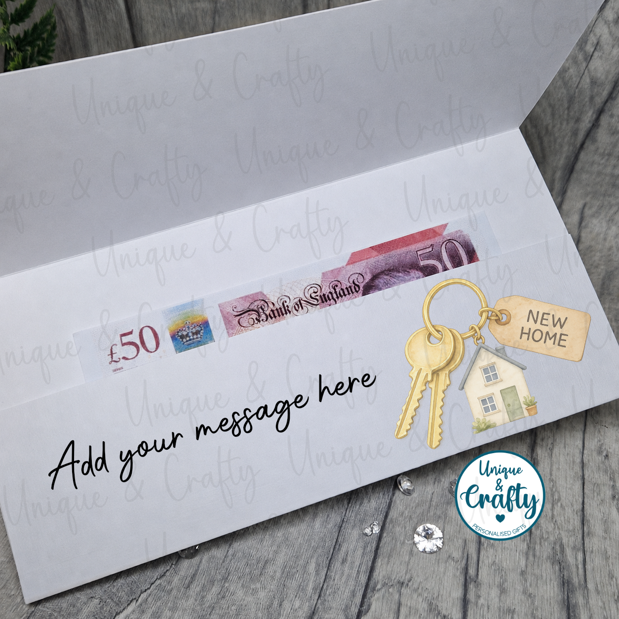 New Home Money Holder Gift Card.