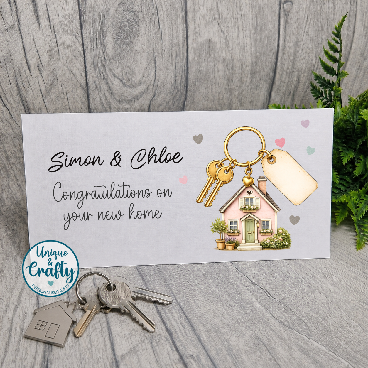 New Home Money Holder Gift Card.