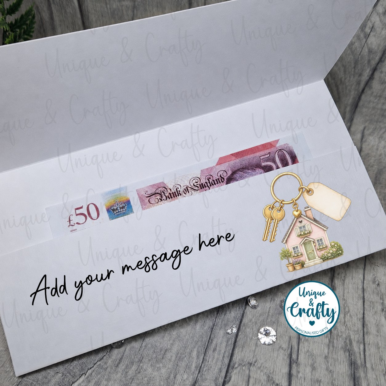 New Home Money Holder Gift Card.