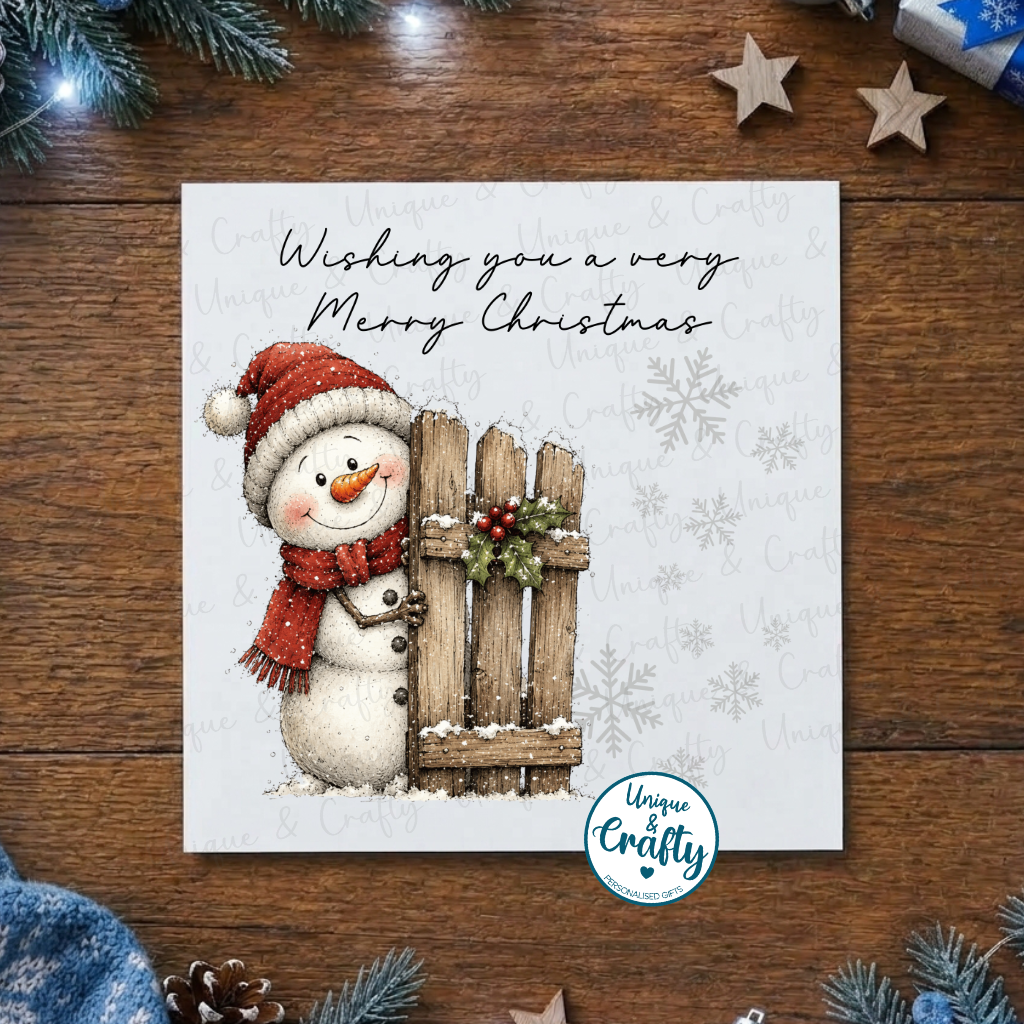 Christmas Peeping Characters Christmas Cards – Set of 6, 12 or 18