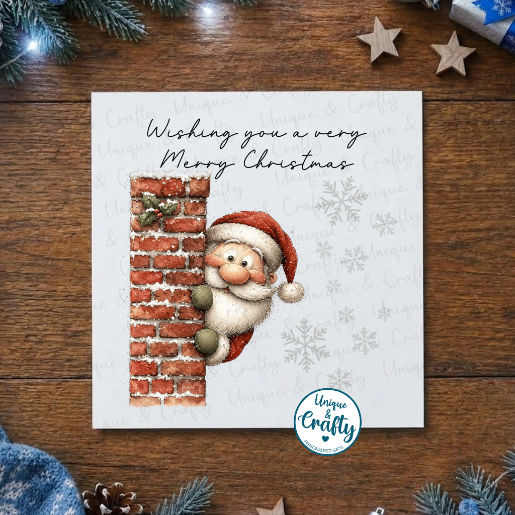 Christmas Peeping Characters Christmas Cards – Set of 6, 12 or 18