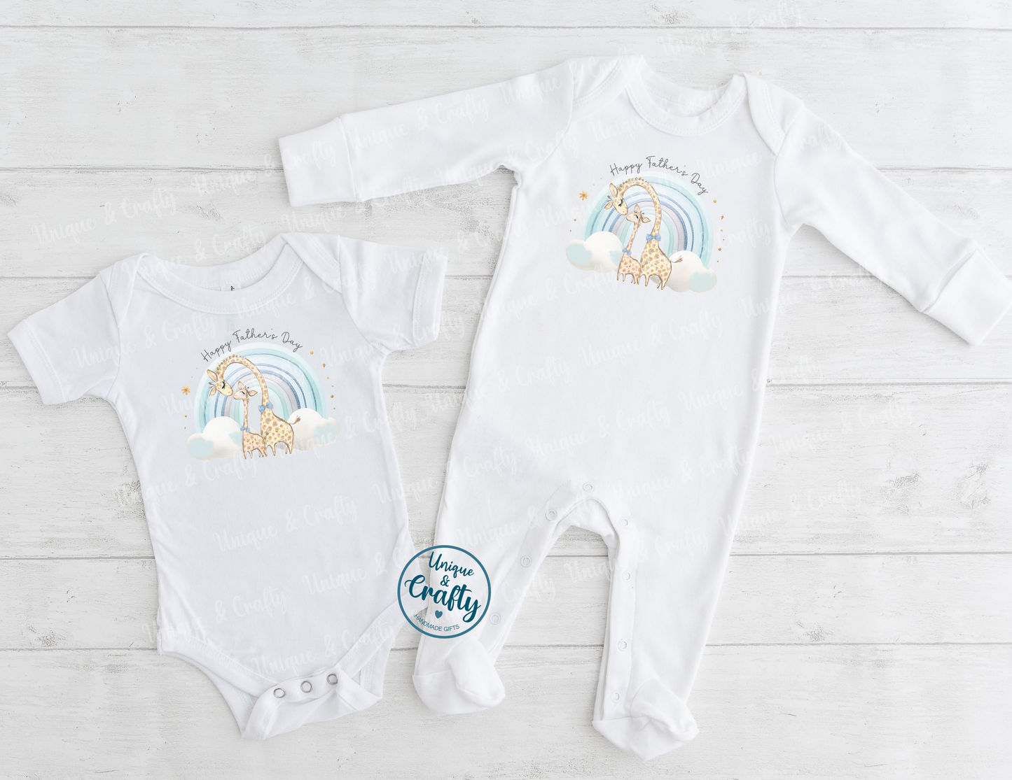 Personalised Father's Day Bib, Vest or Sleepsuit..