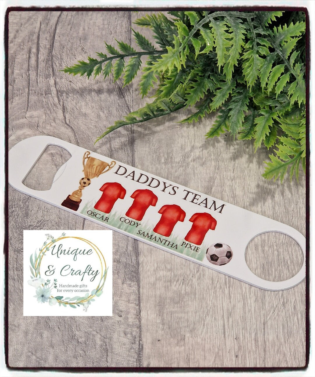 Dad's Team Bottle Opener