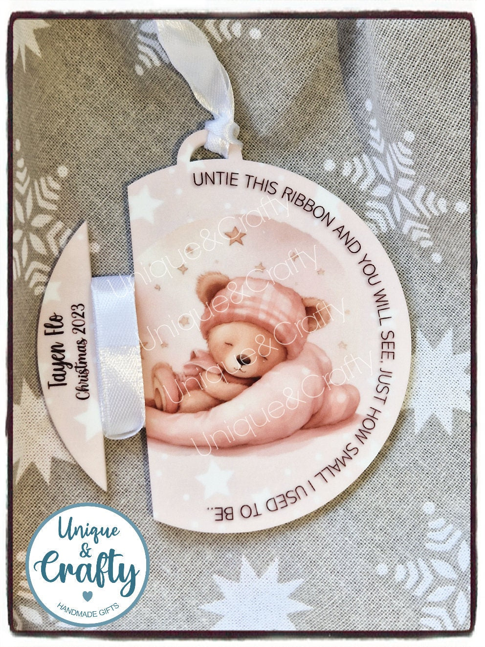 Ribbon Bauble.. First Christmas