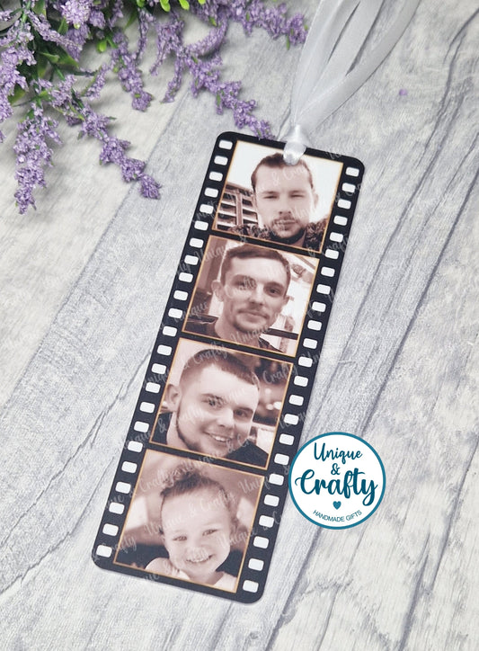 Personalised photo bookmark, family gift