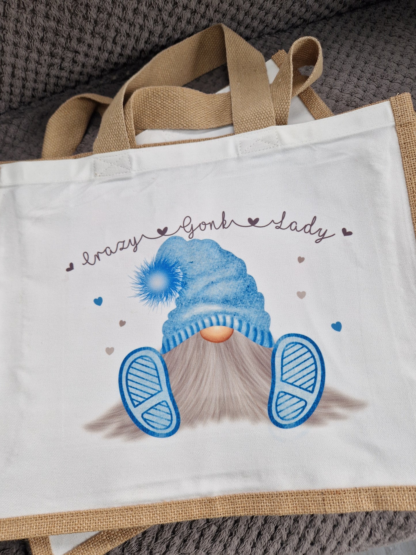 REDUCED Gonk Jute Bag