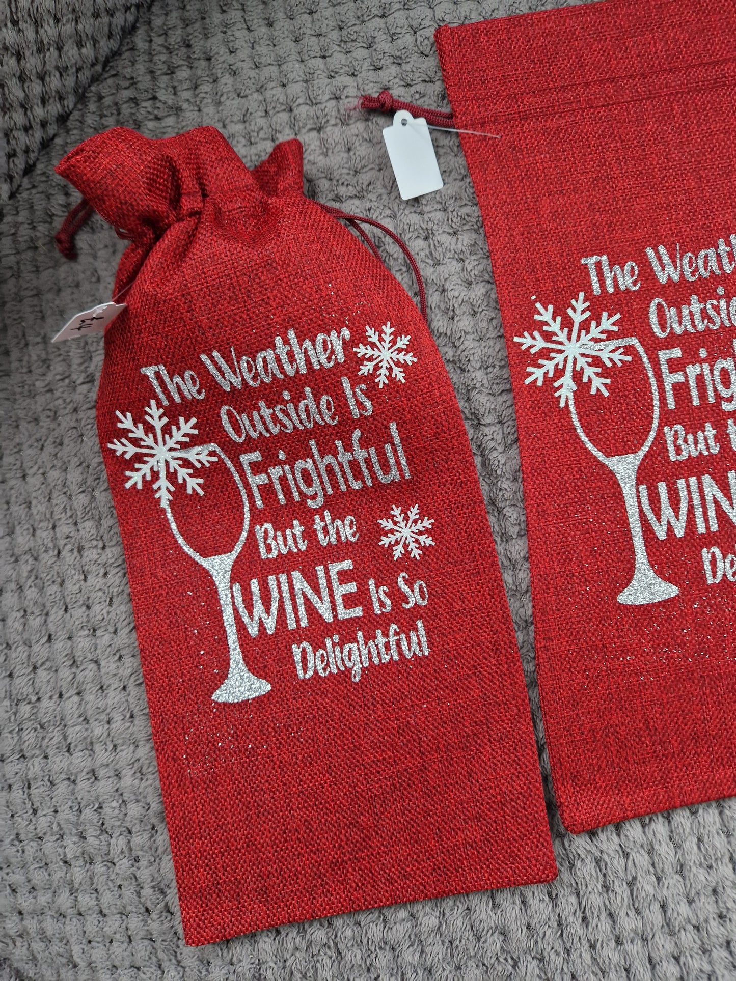 REDUCED Wine Bottle Bags
