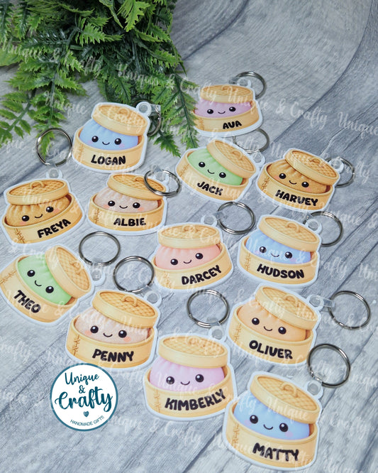Class set of 30 kawaii Dumpling Keyring. Kids Craze. Squishy
