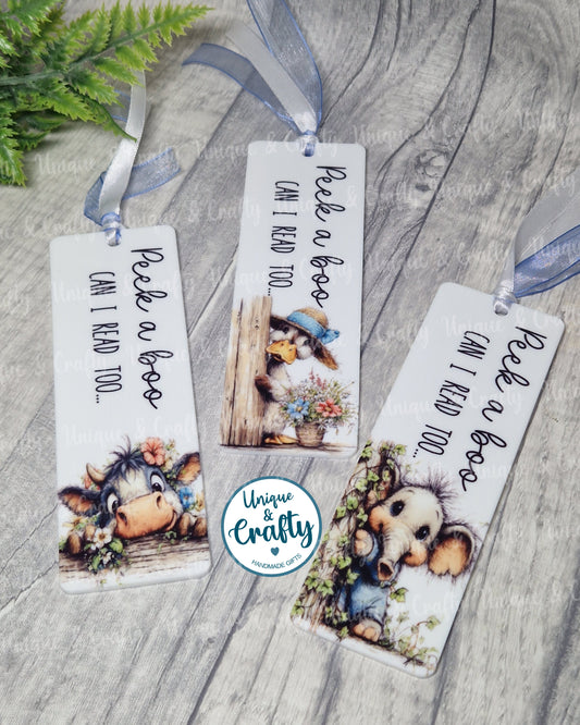 Peek-a-boo Animal Bookmarks