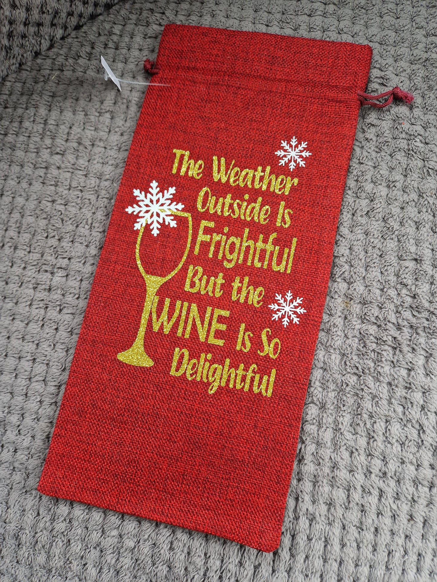 REDUCED Wine Bottle Bags
