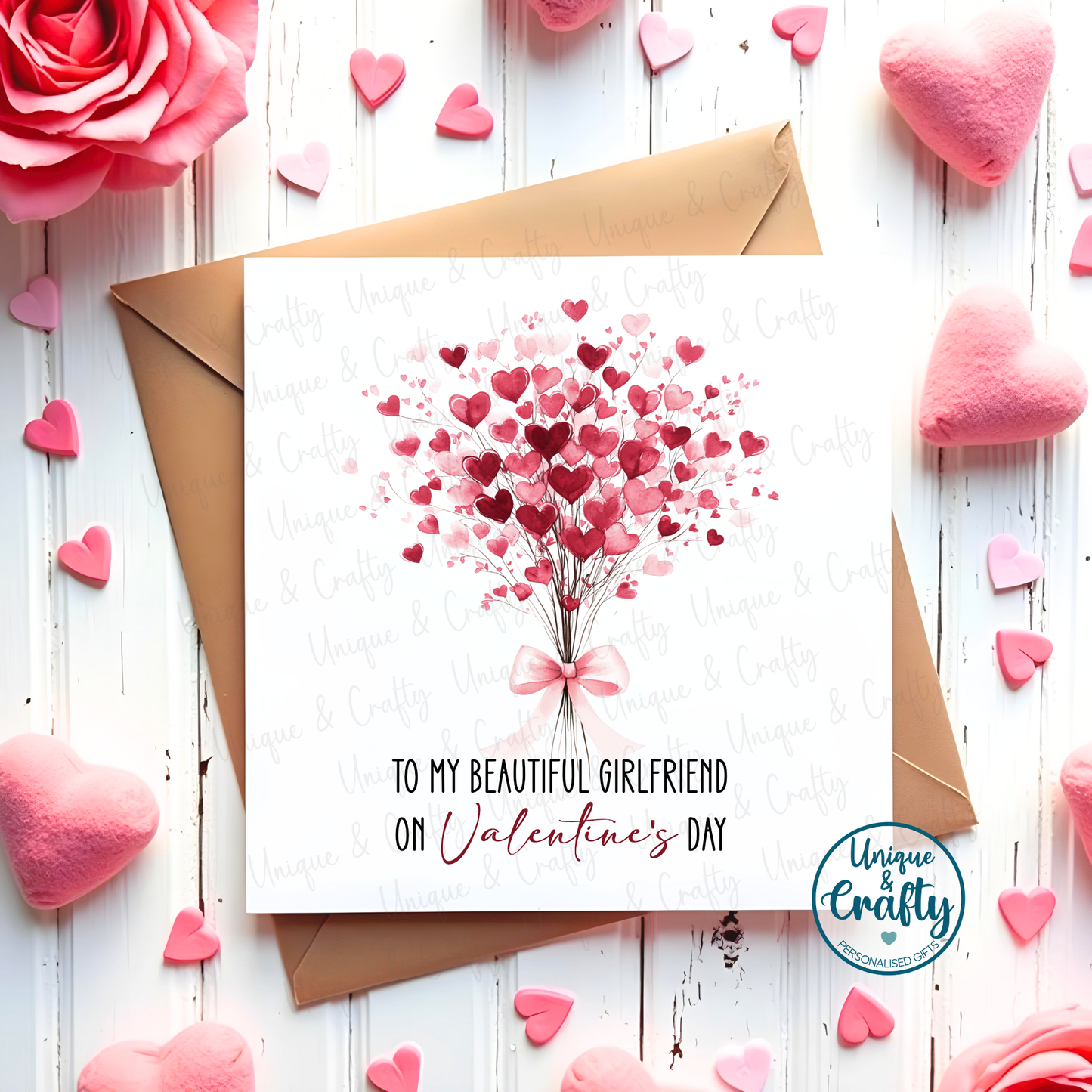 Valentine's Day Card. 6x6in cards.