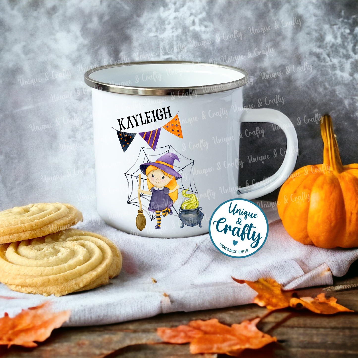 Halloween Enamel cup matching bag available