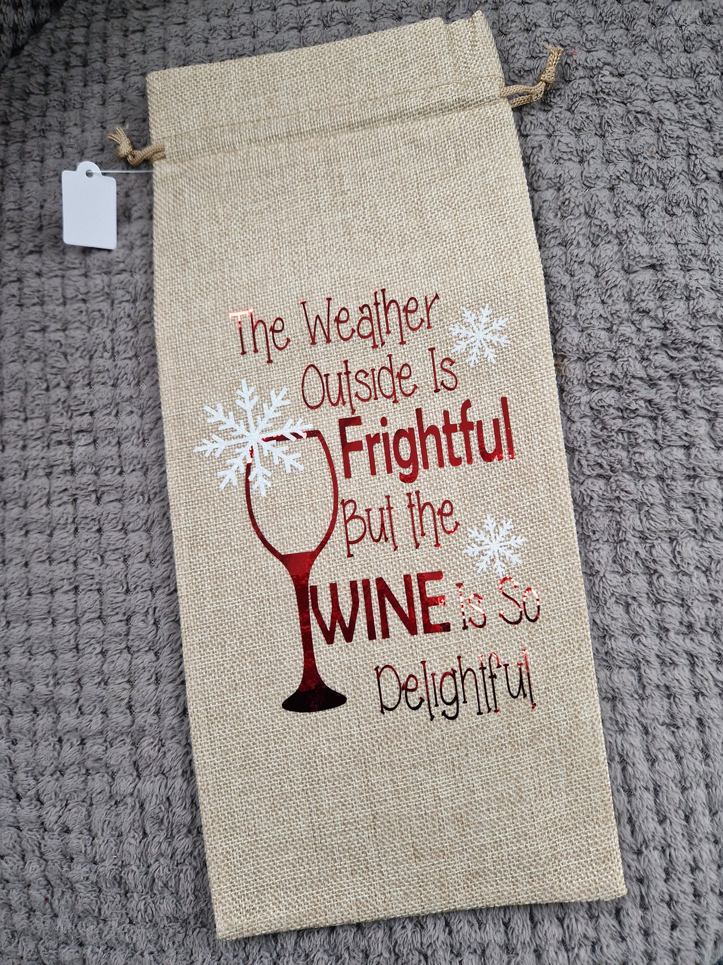 REDUCED Wine Bottle Bags