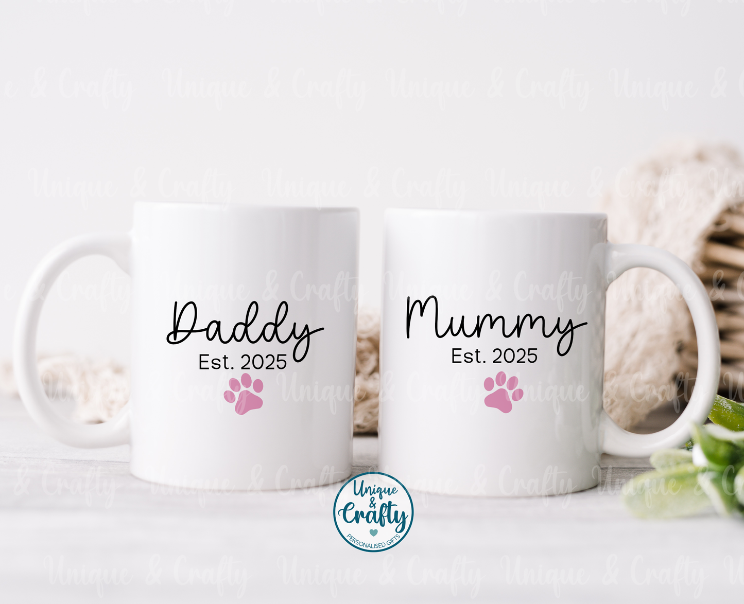 Furbaby New Parents.. Mug and Coaster Dual set