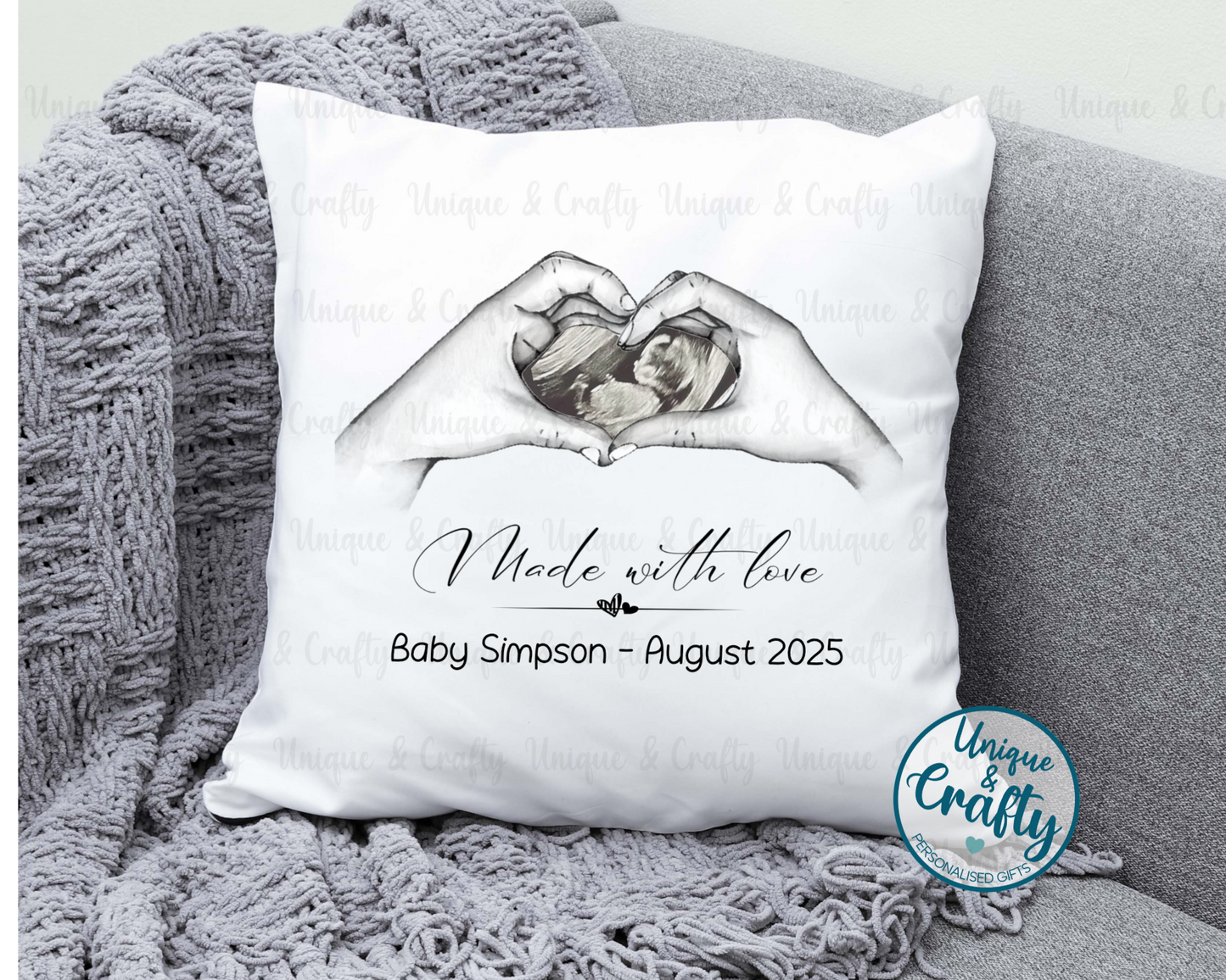 Pregnancy Announcement Cushion
