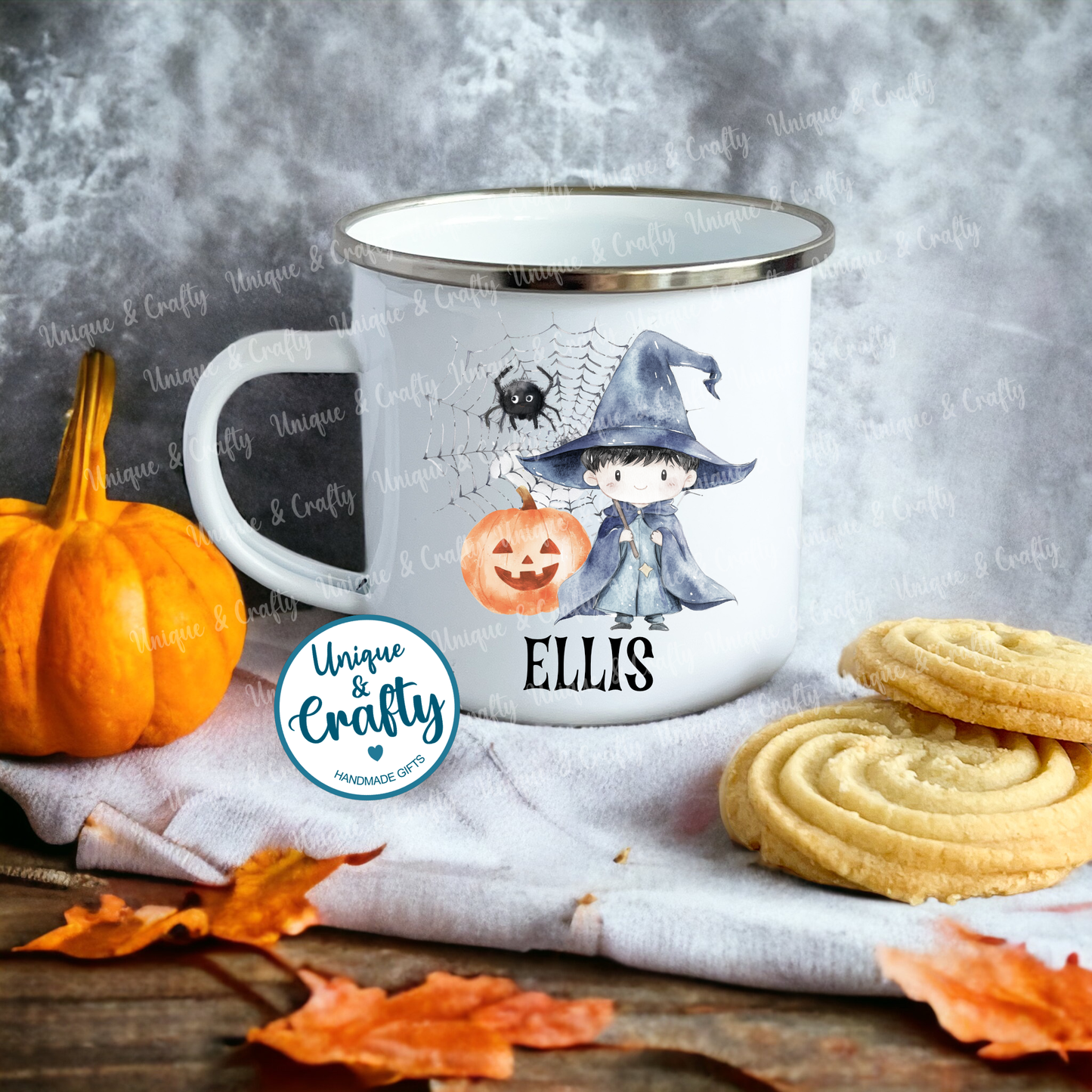 Halloween Enamel cup matching bag available