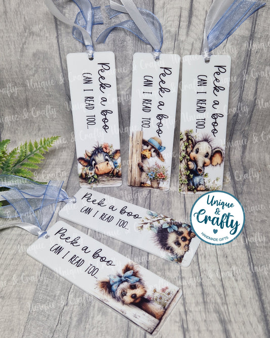 Peek-a-boo Animal Bookmarks