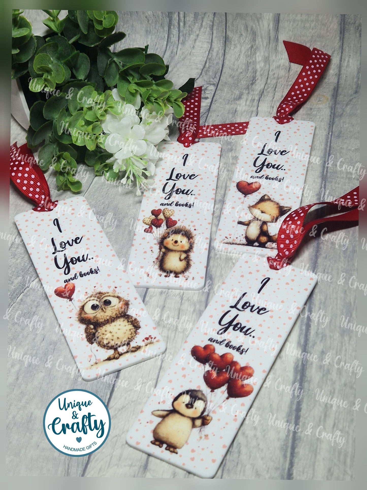 Acrylic Bookmarks for Book Lovers. Cute Illustrated Bookmark Gift. Reader Gift Idea