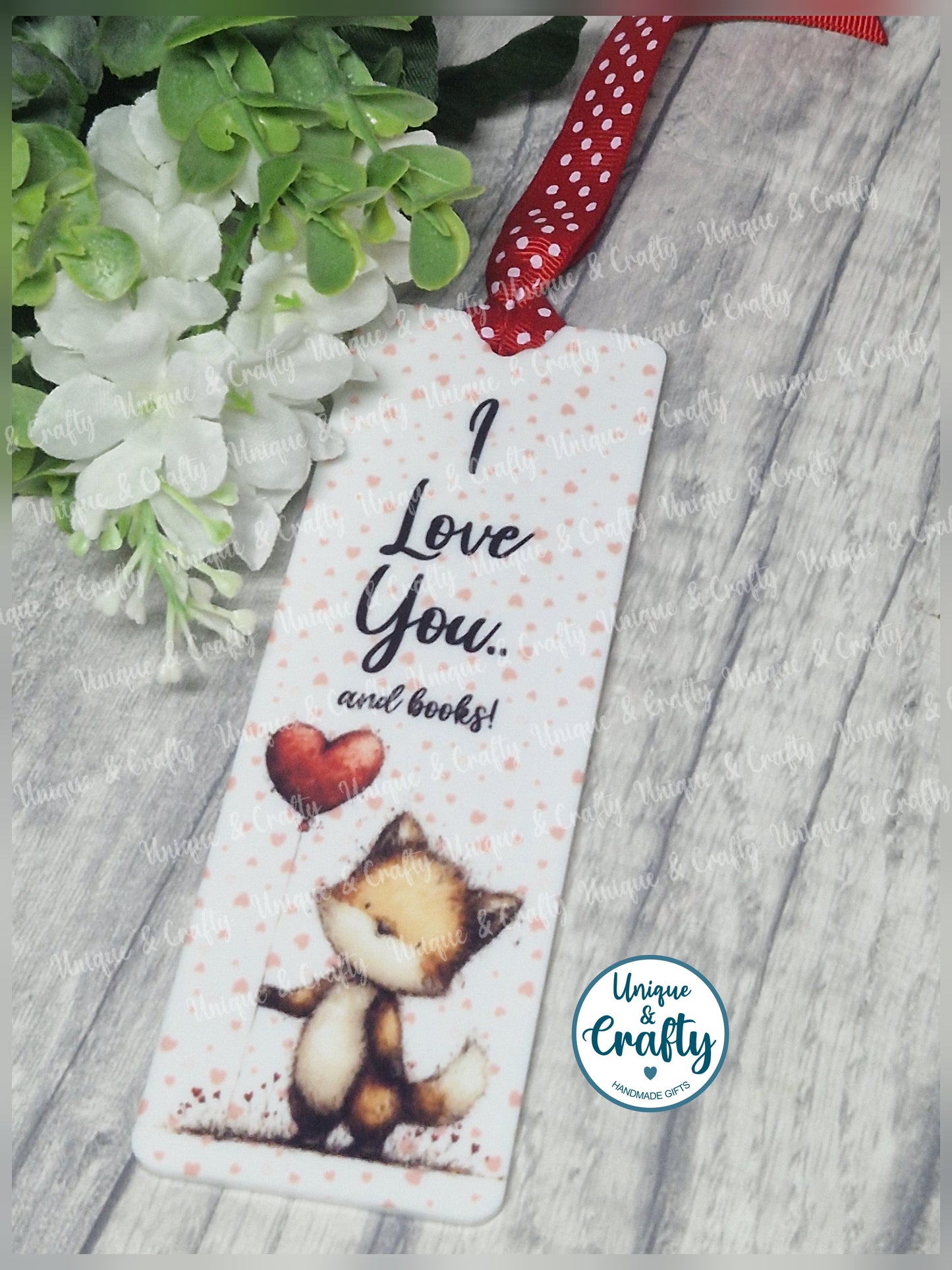 Acrylic Bookmarks for Book Lovers. Cute Illustrated Bookmark Gift. Reader Gift Idea