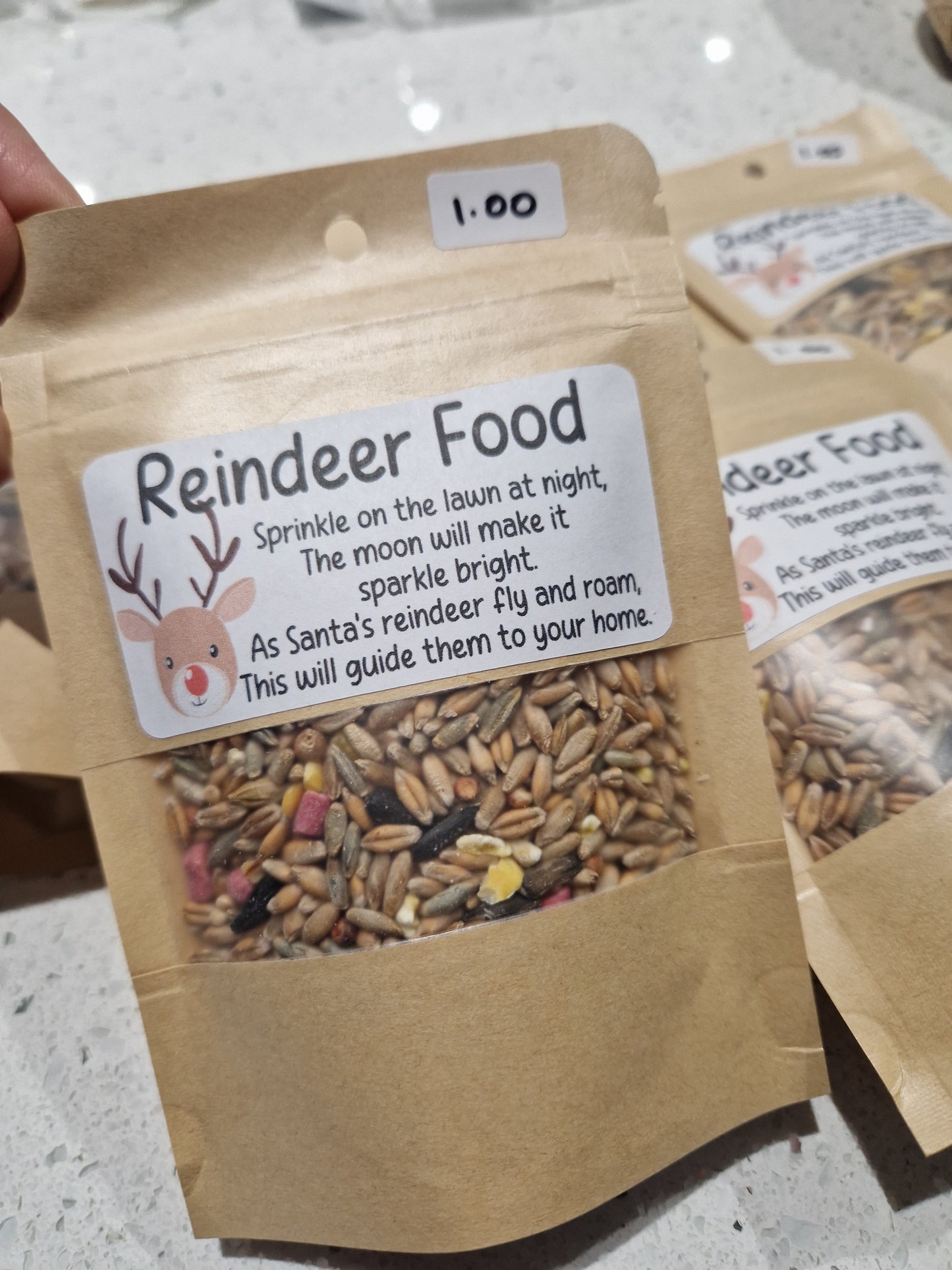 Reindeer Food..  seed for Christmas Eve