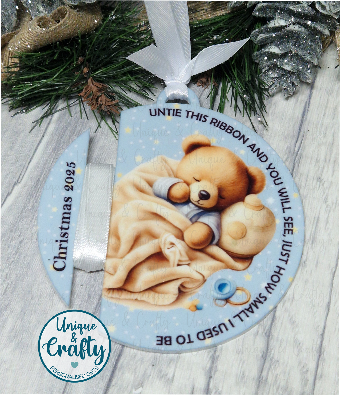 Ribbon Bauble.. First Christmas