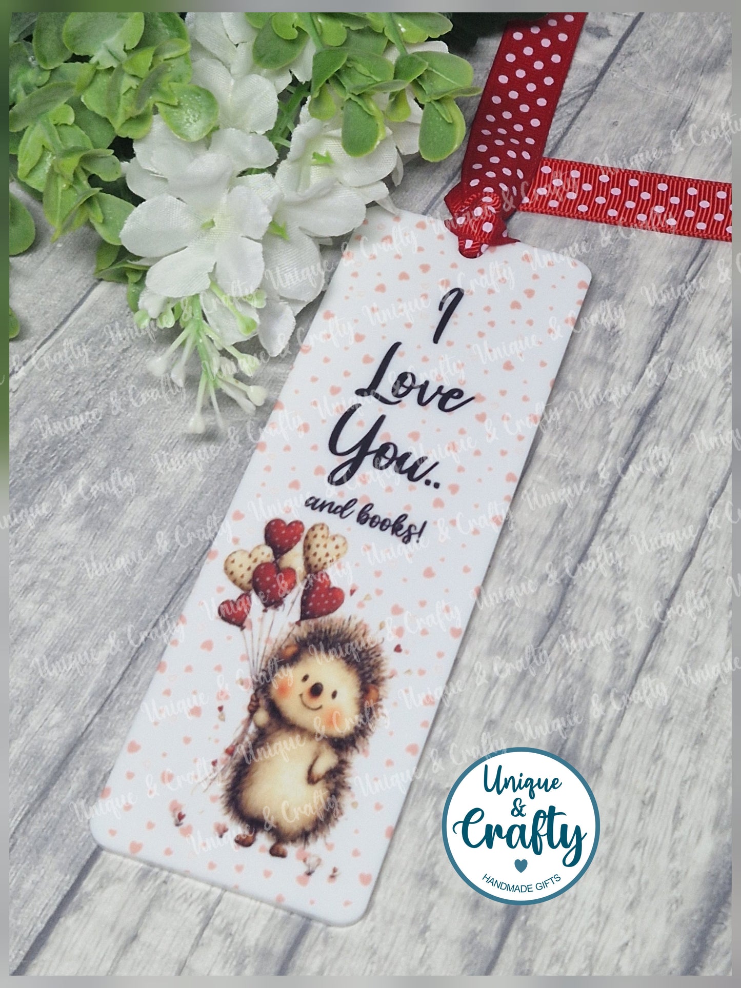 Acrylic Bookmarks for Book Lovers. Cute Illustrated Bookmark Gift. Reader Gift Idea