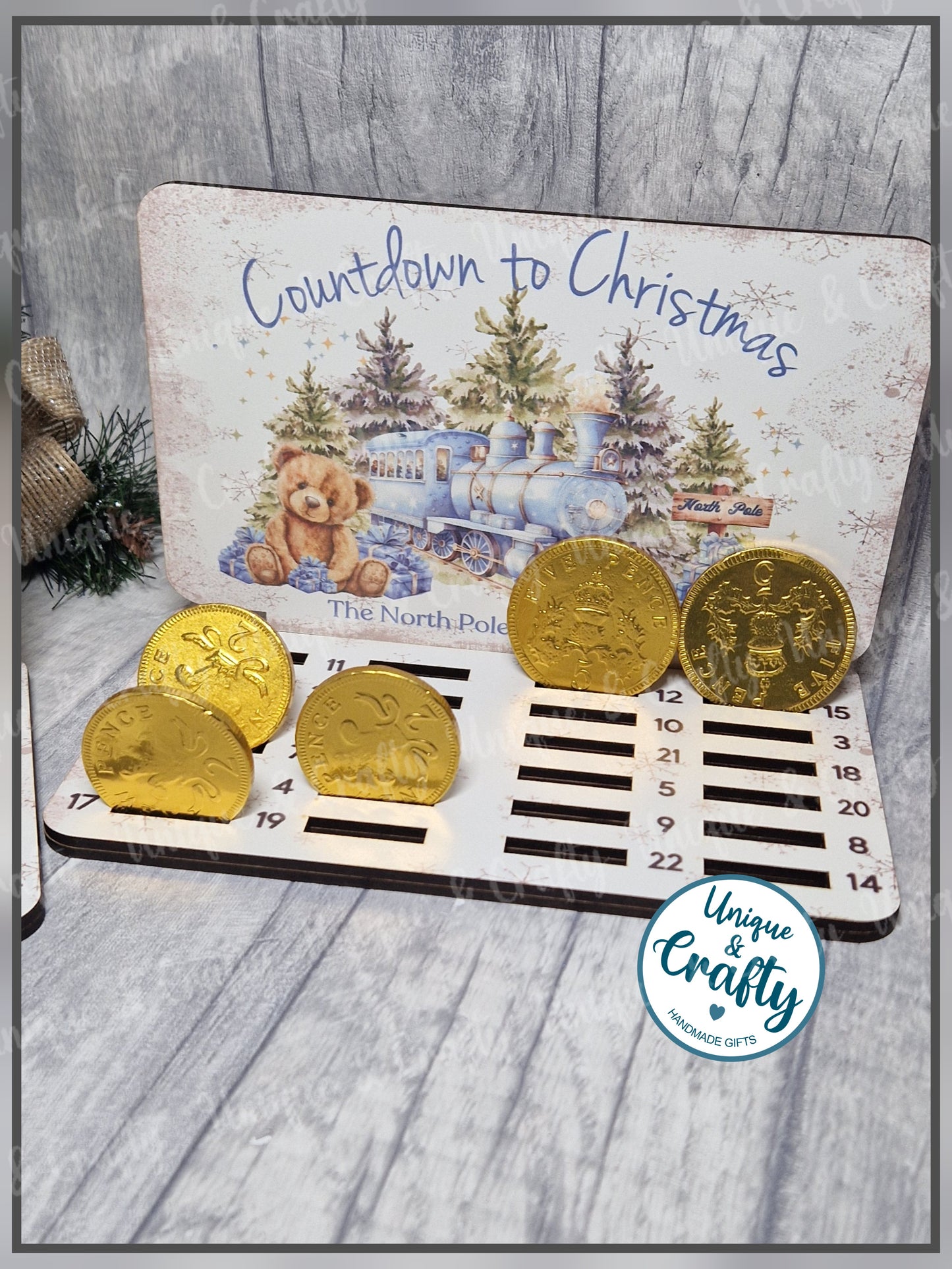 REDUCED Christmas countdowns.  Kinder or chocolate coins