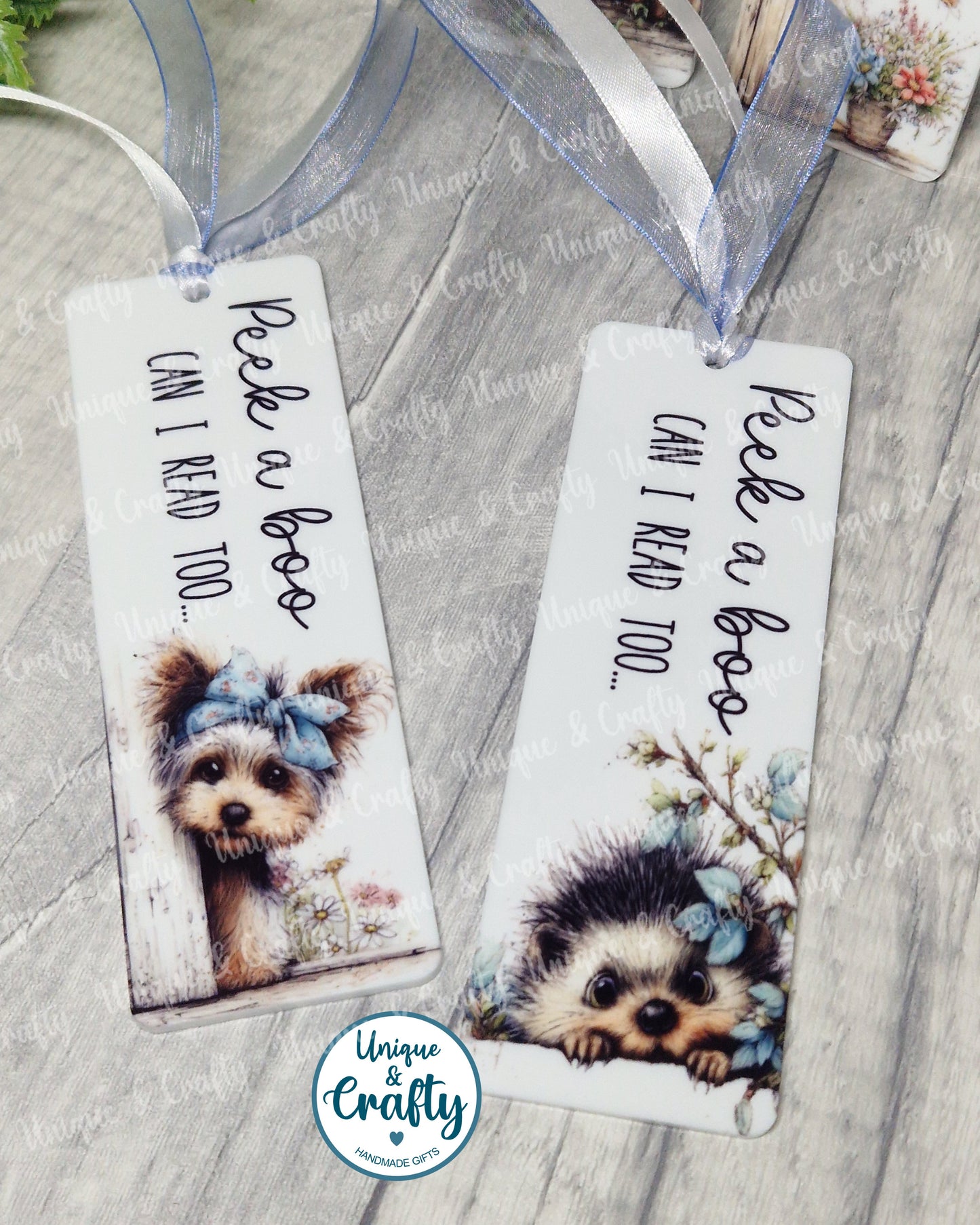 Peek-a-boo Animal Bookmarks