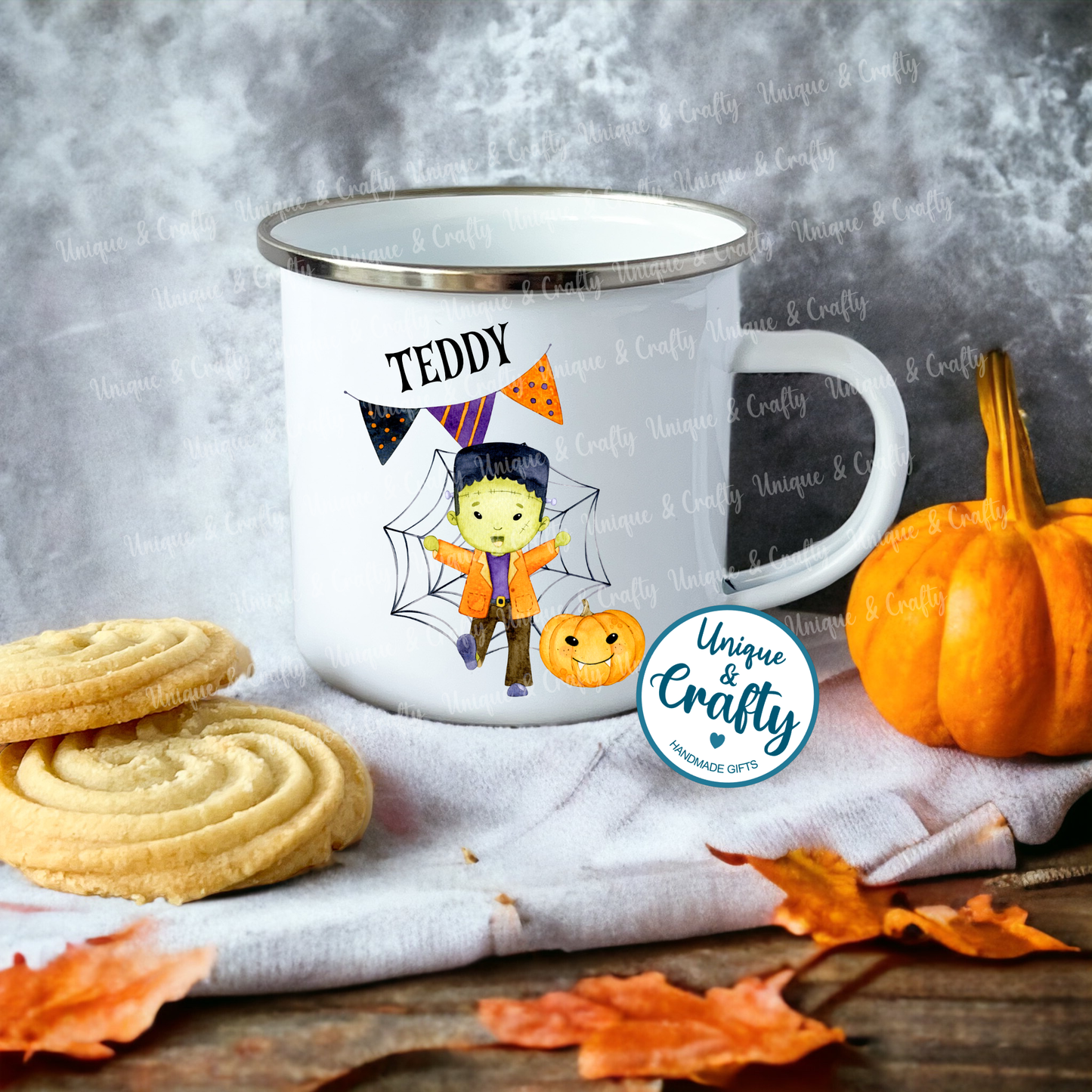Halloween Enamel cup matching bag available